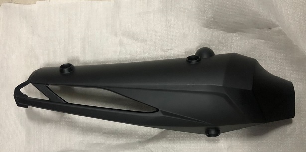 ARORA GT-125  EKSOZ KORUMA PLASTİĞİ SİYAH